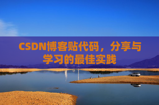 CSDN博客贴代码，分享与学习的最佳实践